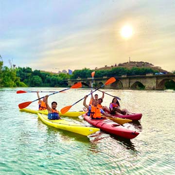 Alquiler de Kayaks - Ruta libre con kayak Tudela